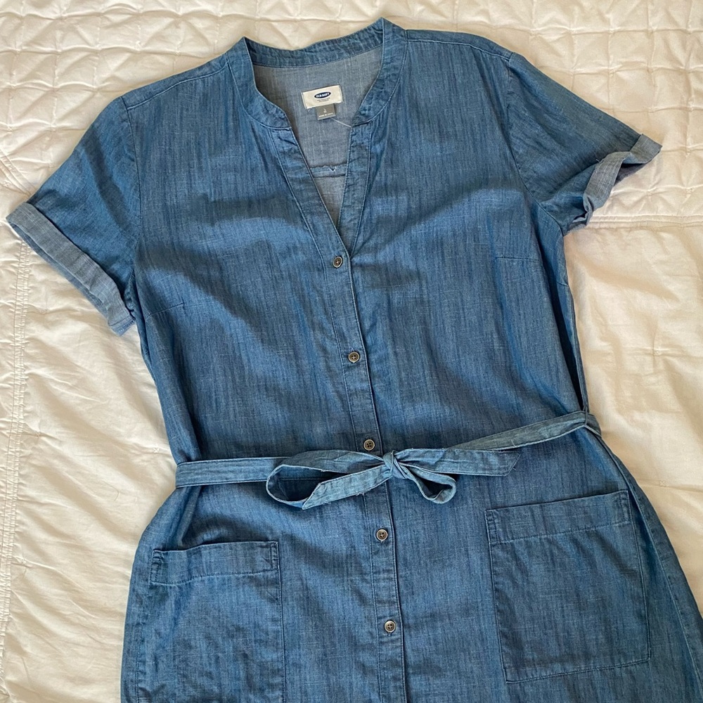 Old Navy Denim Shirt Dress